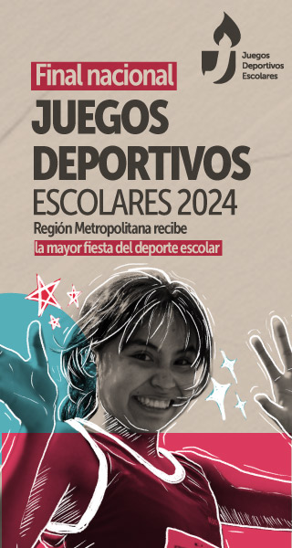 Banner móvil Juegos Deportivos Escolares 2024.