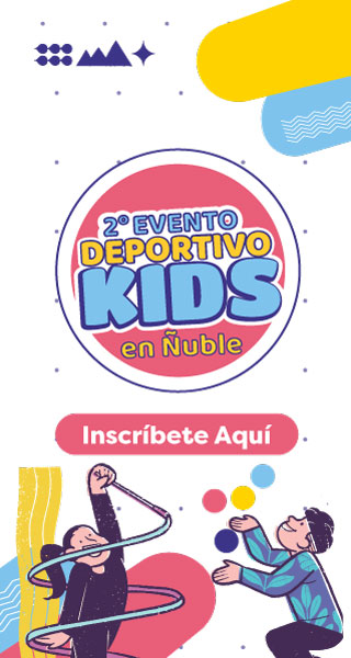 Banner de inscripción a evento corrida KIDS en Ñuble.