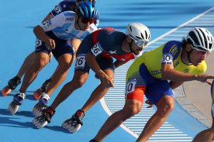 ind chile world games deportista hugo ramirez patinadores compitiendo