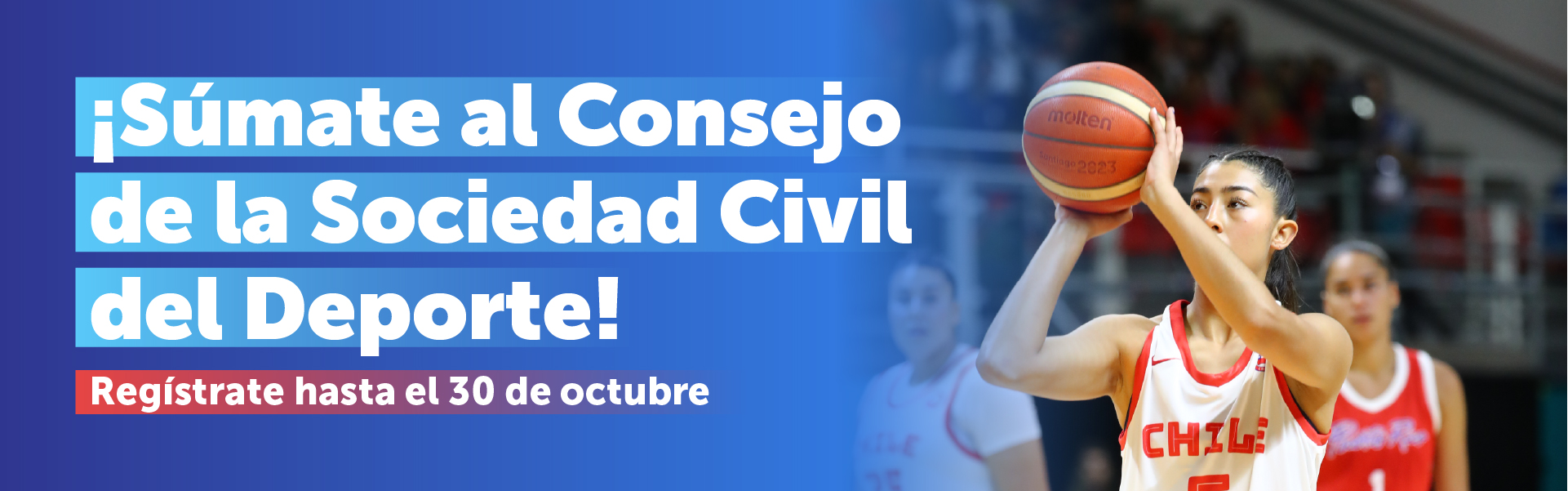 Súmate al Consejo de la Sociedad civil del Deporte