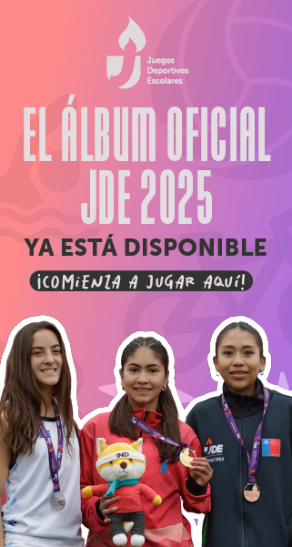 El albúm oficial Juegos Deportivos Escolares 2025. Ya está disponible.
