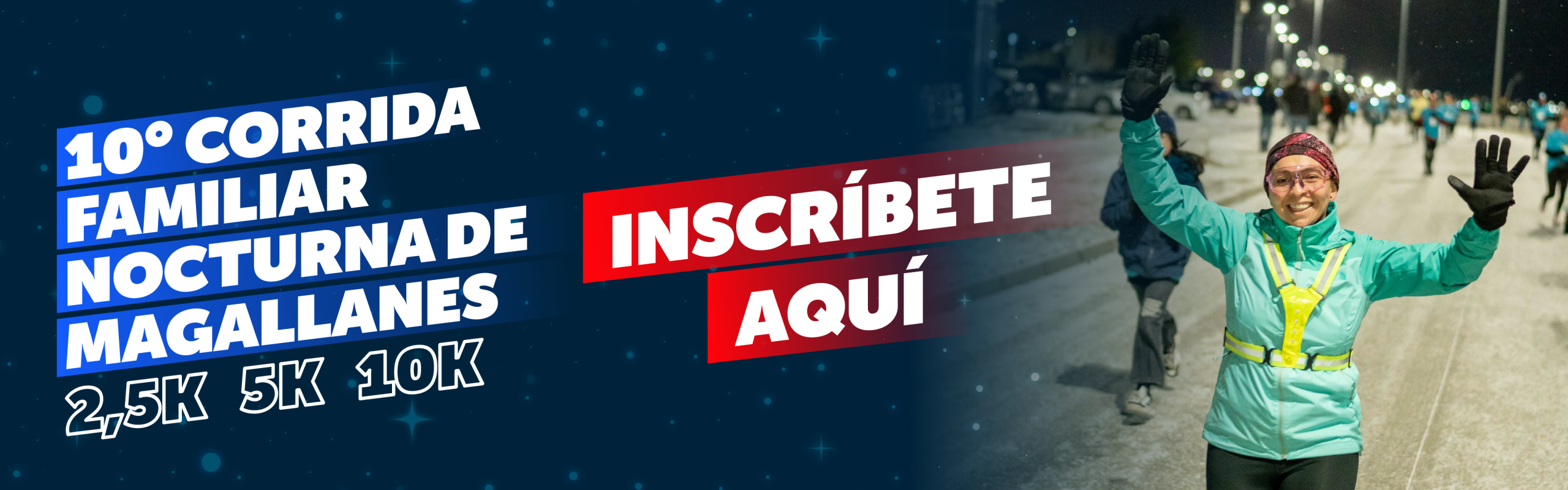 Inscripciones abiertas para la 10° Corrida Familiar Nocturna de Magallanes