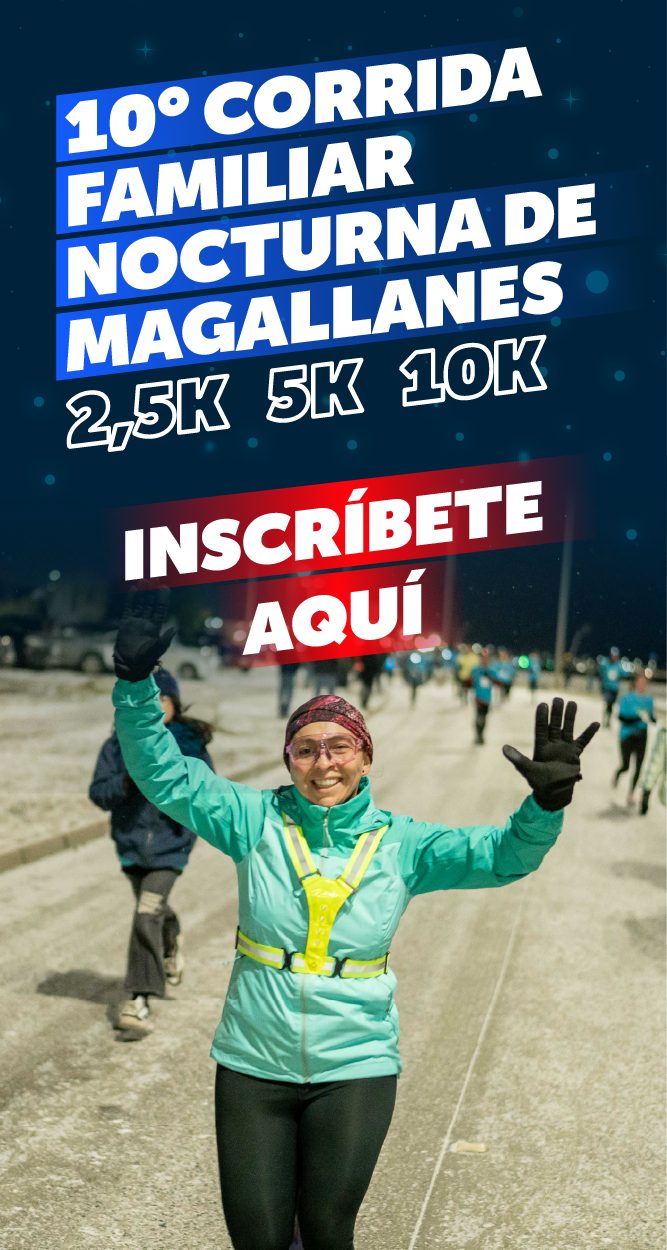Inscripciones abiertas para la 10° Corrida Familiar Nocturna de Magallanes
