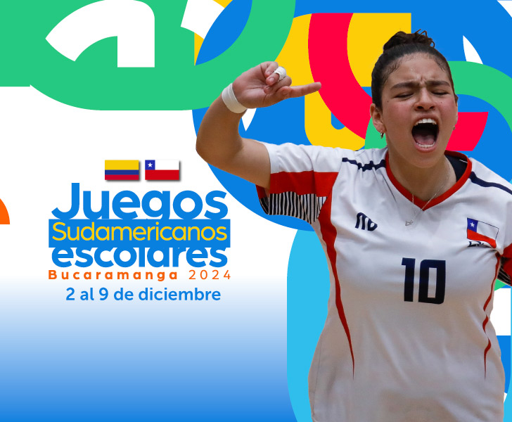 Banner Juegos Escolares Sudamericanos 2024.