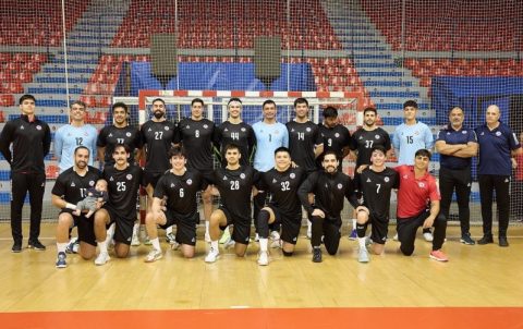 Equipo de balonmano masculino.