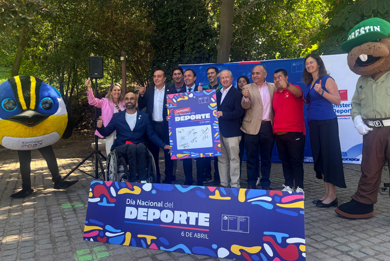 Representantes en Lanzamiento dia del deporte