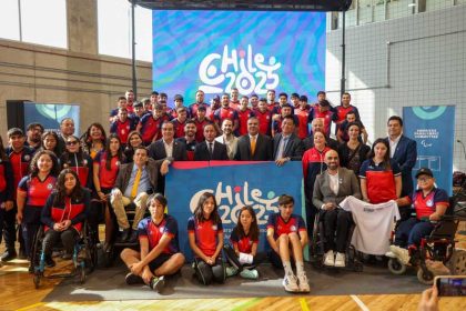Grupo de deportistas Parapanamericanos