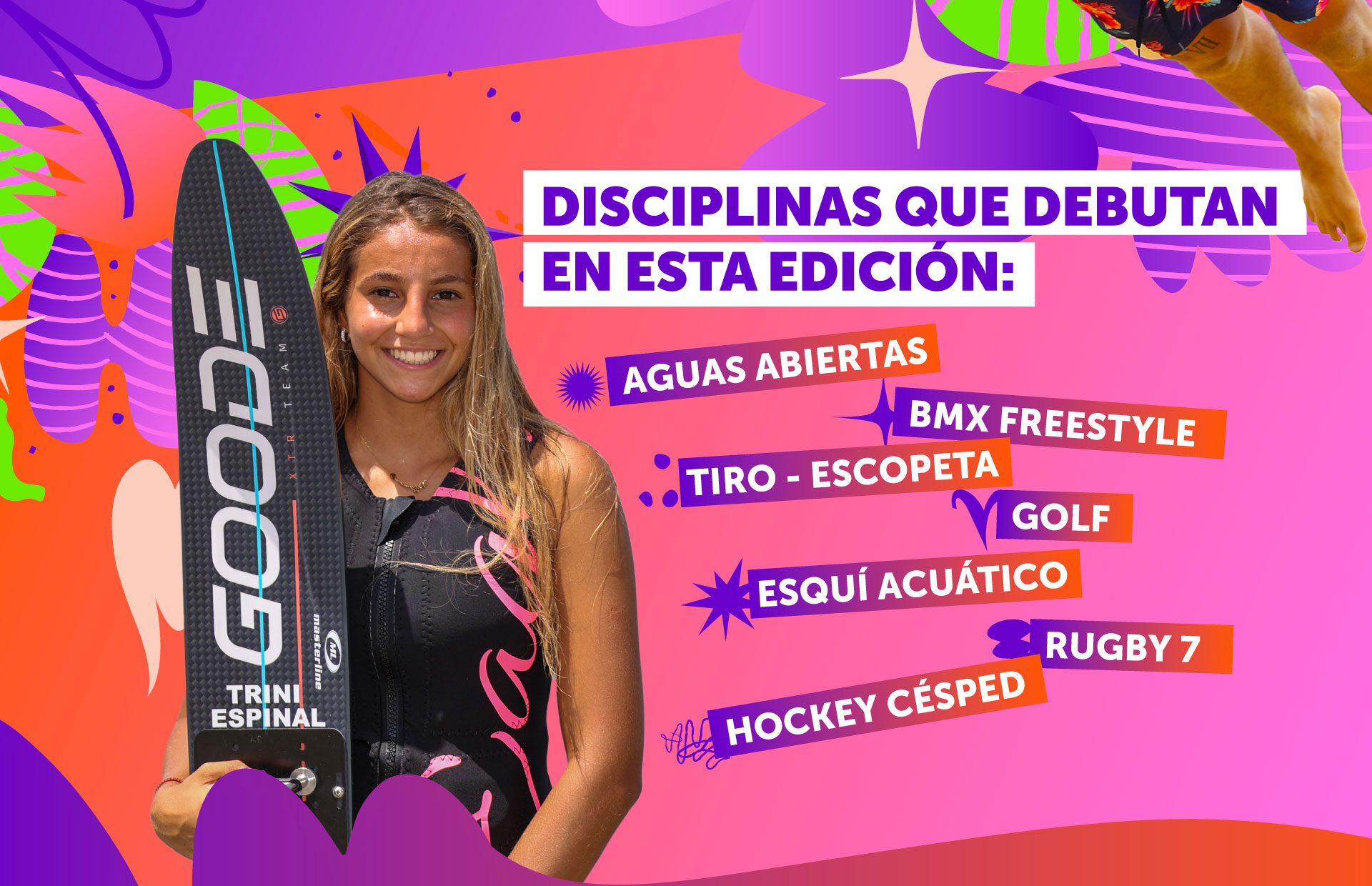 Juegos Panamericanos ASU 2025 - Disciplinas de la Edición