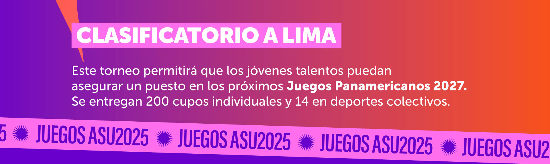 Juegos Panamericanos ASU 2025 - Clasificatorio Lima