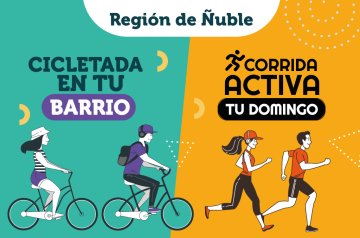 Cicletada en tu barrio. Corrida Activa tu domingo.