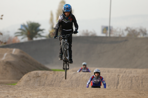 Deportista de disciplina ciclismo bmx