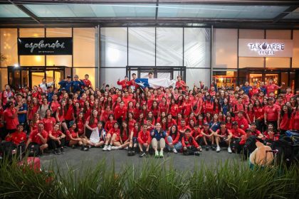 participantes de panamericanos escolares de Paraguay