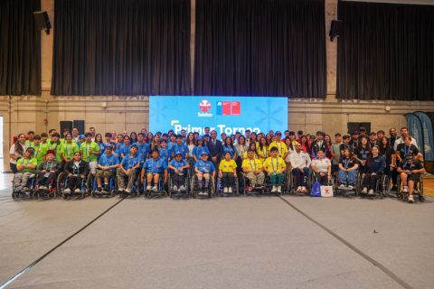 participantes del primer Torneo Para Deportivo Escolar 2025