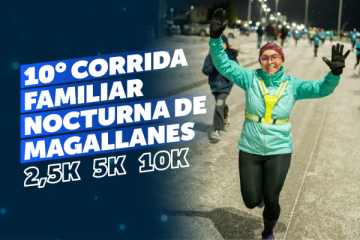 Inicio de inscripciones para la Corrida Nocturna de Magallanes, en las distancias 2,5K, 5K y 10K.
